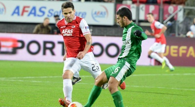 אורטיז מול אבוקרט (דף הפייסבוק של מכבי חיפה) (ONE)