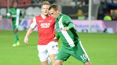 ראיוס מול יוהנאסון. משחק פושר לספרדי (דף הפייסבוק של מכבי חיפה)