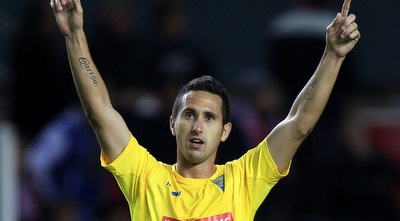 רובן פרננדס  חוגג לאחר השער (רויטרס)