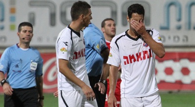 נוסבאום וניקוליץ´ מאוכזבים בסיום (עמית מצפה) נוסבאום וניקוליץ´ מאוכזבים בסיום (עמית מצפה)