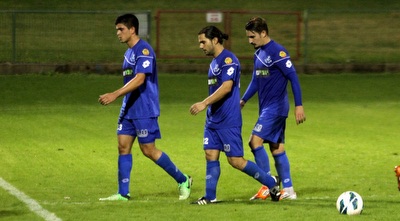 שחקני הפועל פ&qout;ת מאוכזבים אחרי ההשפלה 3:0 לאשקלון (חגי ניזרי)