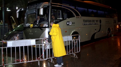 אוטובוס מכבי ת&qout;א (יניב גונן) אוטובוס מכבי ת&qout;א (יניב גונן)