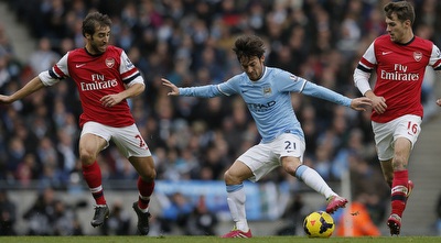 דויד סילבה בפעולה (רויטרס)