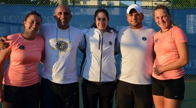 שחקניות רמה&qout;ש מרוצות (עפרה פרידמן, דוברות איגוד הטניס)