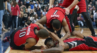 דרוזן חוגג עם לאורי וג´ונסון (רויטרס) דרוזן חוגג עם לאורי וג´ונסון (רויטרס)