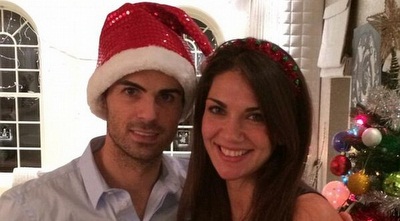 מיקל ארטטה עם האישה לורנה ברנאל (ONE)