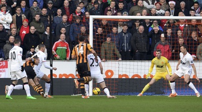 דייויד מיילר גורם לשער השני (רויטרס)