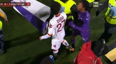 אחת ההרחקות ההזויות באיטליה. חואן vs דודו רגע לפני התקרית