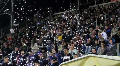 הקהל הביתי דוחף את הקבוצה שלו קדימה (יניב גונן)