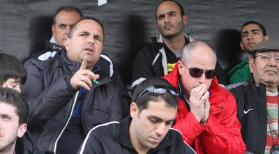 רן בן שמעון. גם מאמן הפועל הגיע (עמית מצפה)