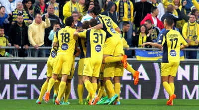 שחקני מכבי חוגגים (שי לוי) שחקני מכבי חוגגים (שי לוי)