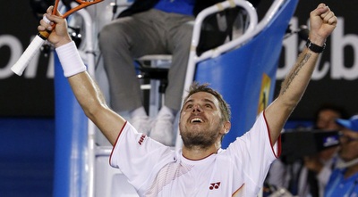 ואורינקה מאושר אחרי הזכייה (רויטרס)