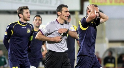 שחקני מכבי ת&qout;א המומים (יניב גונן) שחקני מכבי ת&qout;א המומים (יניב גונן)