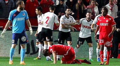 שחקני חיפה חוגגים (שי לוי)