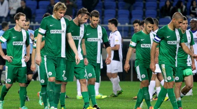 שחקני חיפה מאוכזבים (יניב גונן) שחקני חיפה מאוכזבים (יניב גונן)