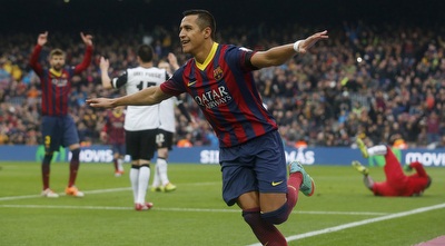 אלכסיס סאנצ´ס חוגג (רויטרס)