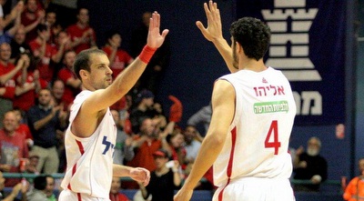 יותם וליאור אליהו. יחגג את פתיחת הארנה (משה חרמון) יותם וליאור אליהו. יחגג את פתיחת הארנה (משה חרמון)