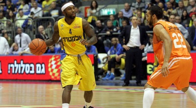 טייריס רייס. הוביל את מכבי ברבע שלישי נפלא (יניב גונן)