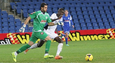 צחי גיגי וצ´אם ממאדו במאבק צמוד (משה חרמון)