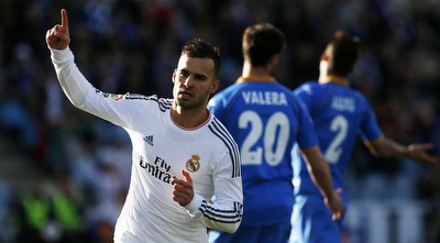 חסה רודריגס חוגג את שער היתרון (רויטרס) חסה רודריגס חוגג את שער היתרון (רויטרס)