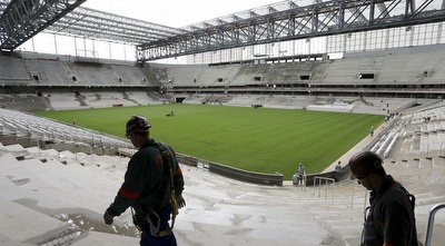 האצטדיון בקוריטיבה. פיגור מסיבי בהכנות (רויטרס)