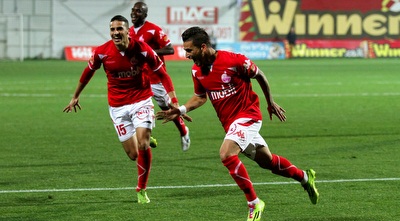 מאור בוזגלו חוגג. שחקן העונה? (שי לוי)