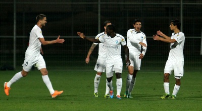 שחקני ק&qout;ש חוגגים (עמית מצפה)