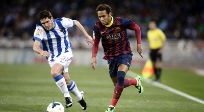 ניימאר וחוסבה סאלודה במרדף (רויטרס)