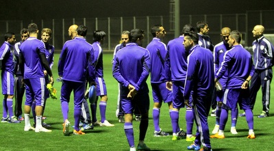 שחקני הנבחרת באימון (יניב גונן)