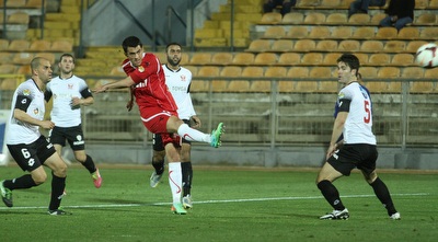 קוראץ´ בועט. לא הצליח להכריע את המשחק (עמית מצפה)