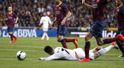 רונאלדו על הדשא (רויטרס)