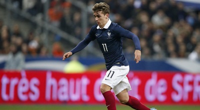 אנטואן גריזמן במדי הנבחרת (רויטרס) אנטואן גריזמן במדי הנבחרת (רויטרס)