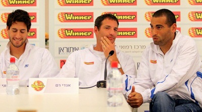 אנדי רם, יוני ארליך ואמיר וינטרוב (משה חרמון)