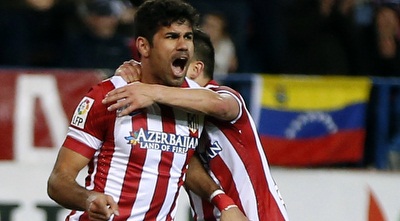 קוסטה חוגג עוד שער (רויטרס)