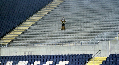 הנמר של בית&qout;ר בודד ביציע (יניב גונן)