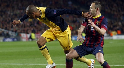 אנדרס אינייסטה מול ז´ואאו מירנדה (רויטרס)