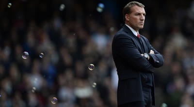 ברנדן רוג´רס על רקע הבועות של אוהדי ווסטהאם (רויטרס) ברנדן רוג´רס על רקע הבועות של אוהדי ווסטהאם (רויטרס)