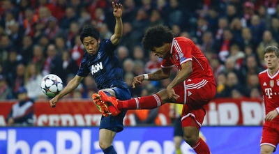 קגוואה ודאנטה במאבק על הכדור (רויטרס) קגוואה ודאנטה במאבק על הכדור (רויטרס)