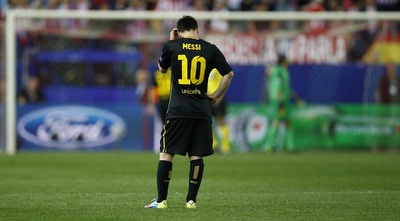 ליאו מסי מאוכזב (רויטרס)