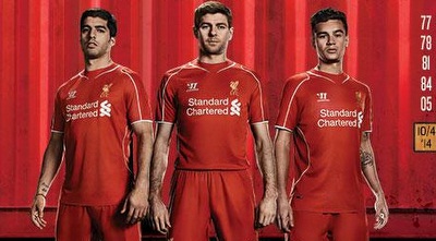 קוטינו, ג´אררד וסוארז. (הטוויטר הרישמי של ליברפול)