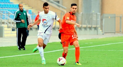 ריאן מול עזוז בפתיחת המשחק (משה חרמון)