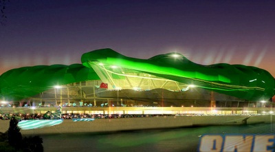 הדמיה של האצטדיון. המבנה בגלל הכינוי של בורסאספור