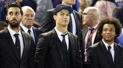 ארבלואה, רונאלדו ומרסלו ביציע (רויטרס)