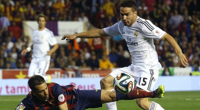 דניאל קרבחאל וג´ורדי אלבה במאבק על הכדור (רויטרס)