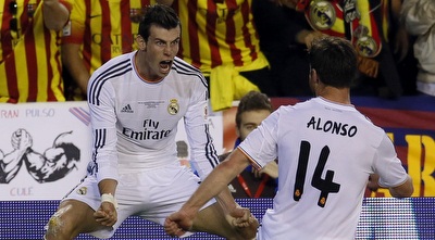 בייל ואלונסו חוגגים (רויטרס)