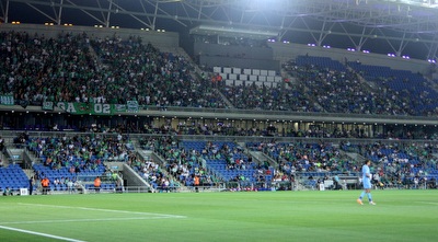 אוהדי מכבי חיפה בנתניה. ביזיון (יניב גונן)