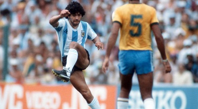 דייגו במונדיאל בספרד. באותם ימים אי אפשר היה לשלוט בנער הסורר 