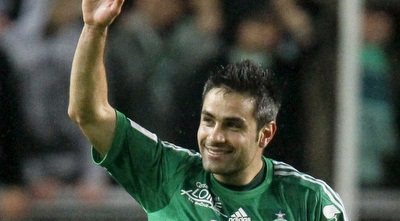 לואיק פרין חוגג. חלום הצ´אמפיונס עדיין חי (רויטרס) לואיק פרין חוגג. חלום הצ´אמפיונס עדיין חי (רויטרס)