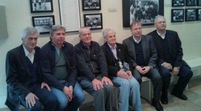 חברי ההנהלה עם שורדי טרזין פטר ארבן וצבי כהן חברי ההנהלה עם שורדי טרזין פטר ארבן וצבי כהן