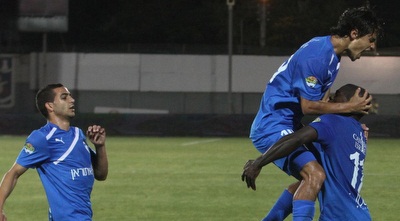 שחקני ק&qout;ש חוגגים (עמית מצפה)